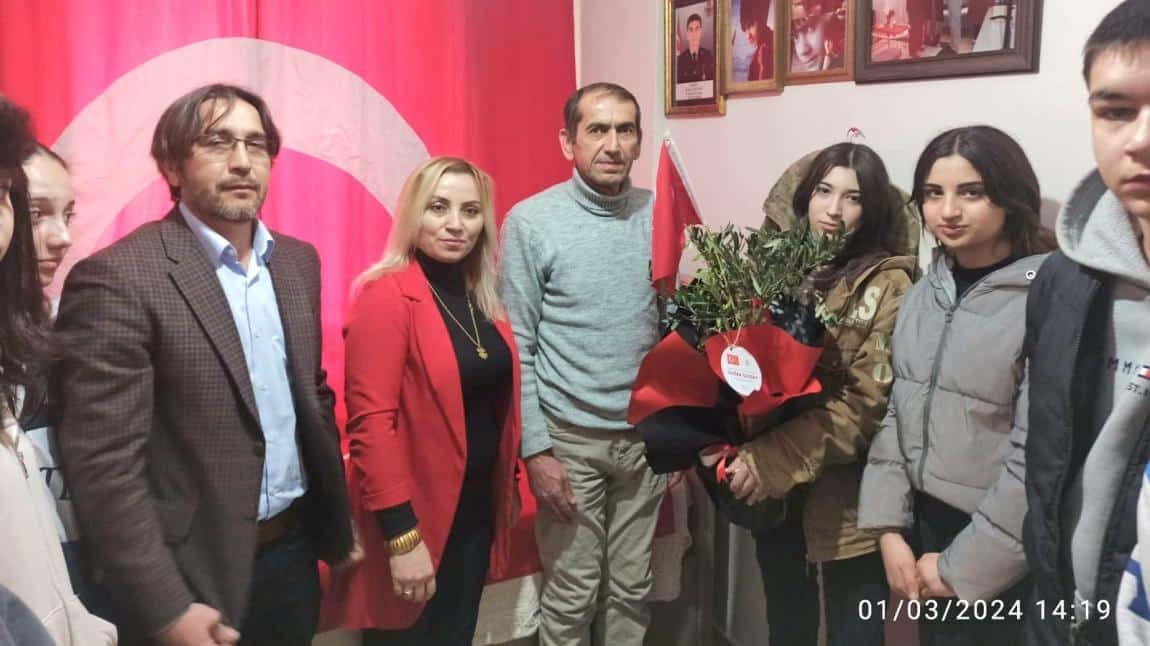 Bakanlığımızın Sosyal Sorumluluk Projesi Kapsamında Şehit Ailesi Ziyareti